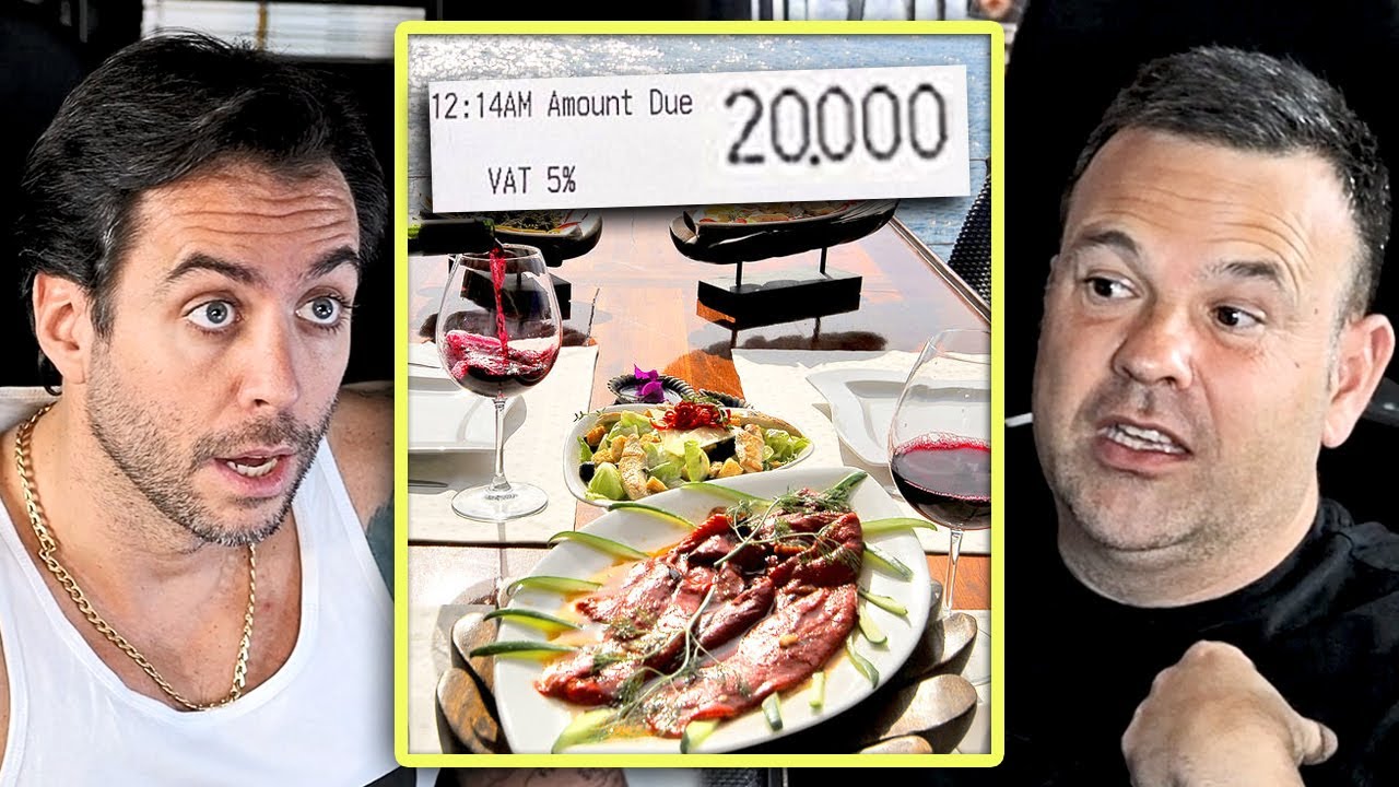 Jordi Wild alucinando con el nivel de vida de su invitado, 20.000€ por una comida